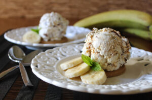 Banoffee Ice Cream (No-Churn) - Παγωτό Μπανόφι (Χωρίς Παγωτομηχανή)
