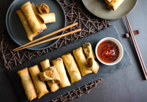 Vegetable Spring Rolls - Σπρινγκ Ρολς με Λαχανικά